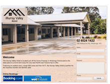 Tablet Screenshot of murrayvalleymotel.com